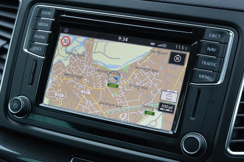 PD web test Seat Alhambra satnav