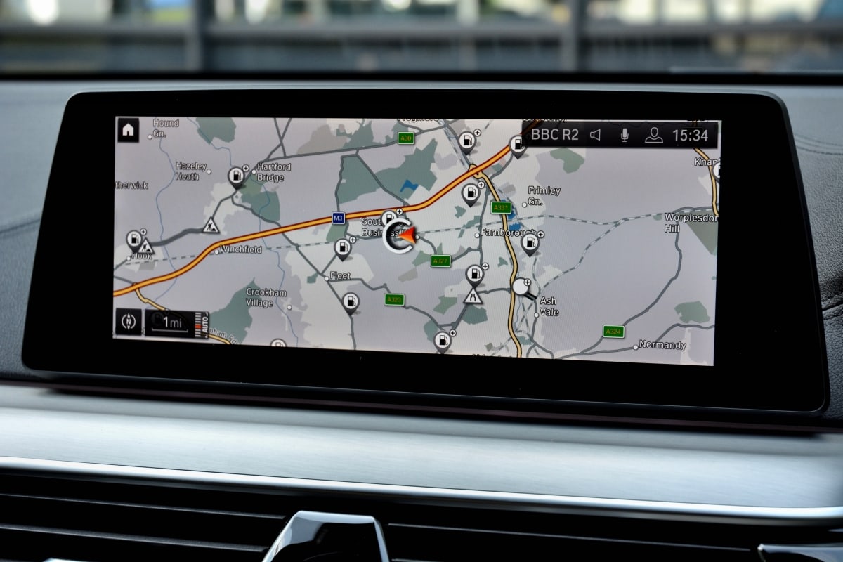 BMW 630d satnav