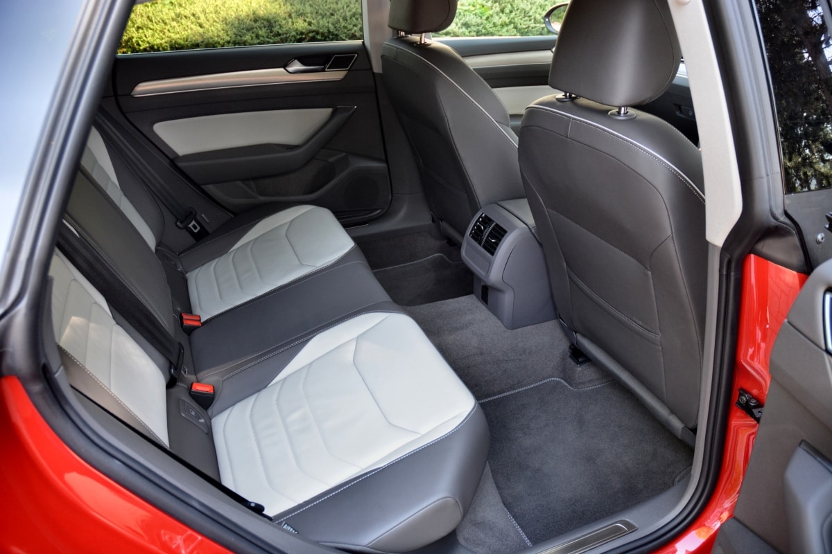 VW Arteon rear seat