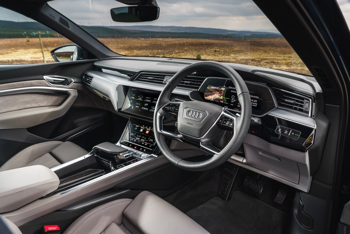 Audi e-tron front seat