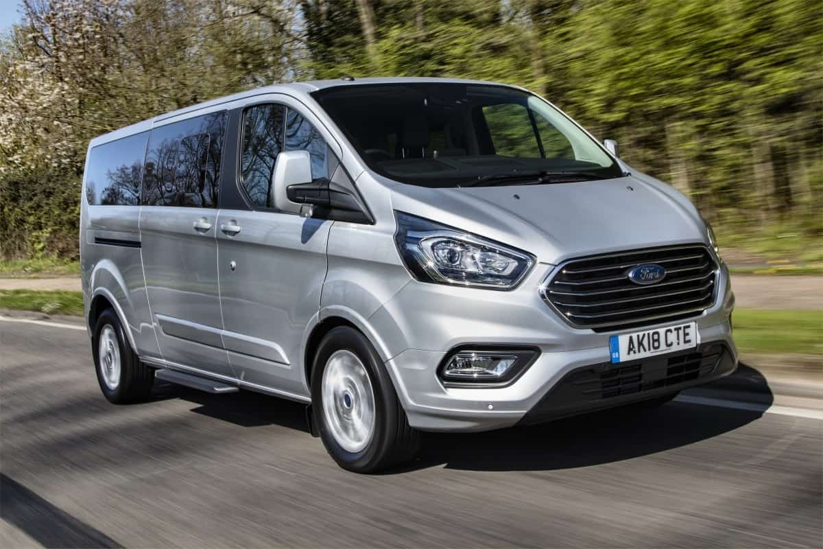 2024 Ford Transit Custom diesel van revealed with a steering wheel that  turns into a table - Drive