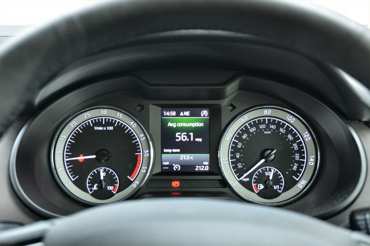 Skoda Octavia Estate dashboard