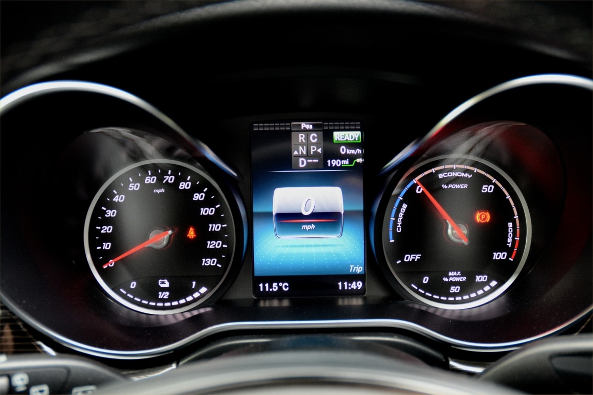 Mercedes EQV dashboard