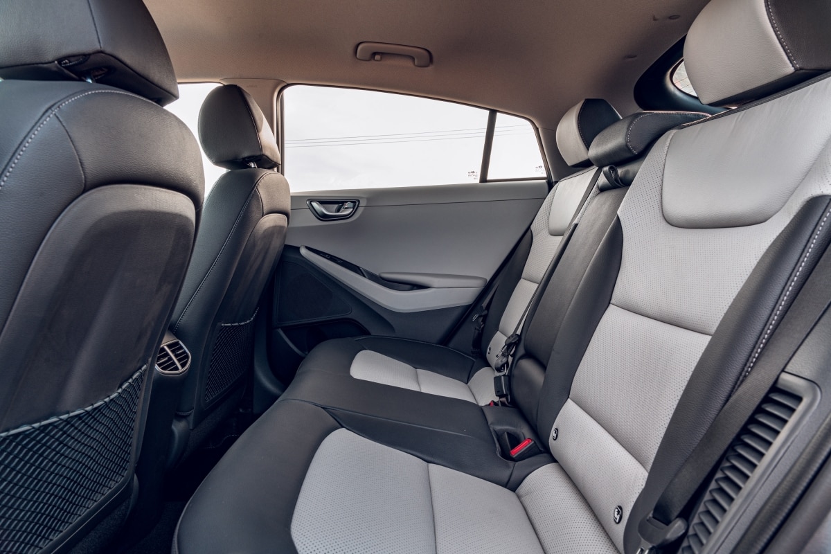 Hyundai Ioniq rear seat