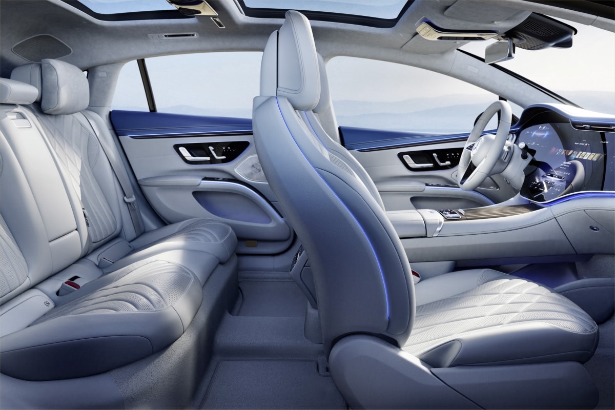Mercedes EQS interior pic