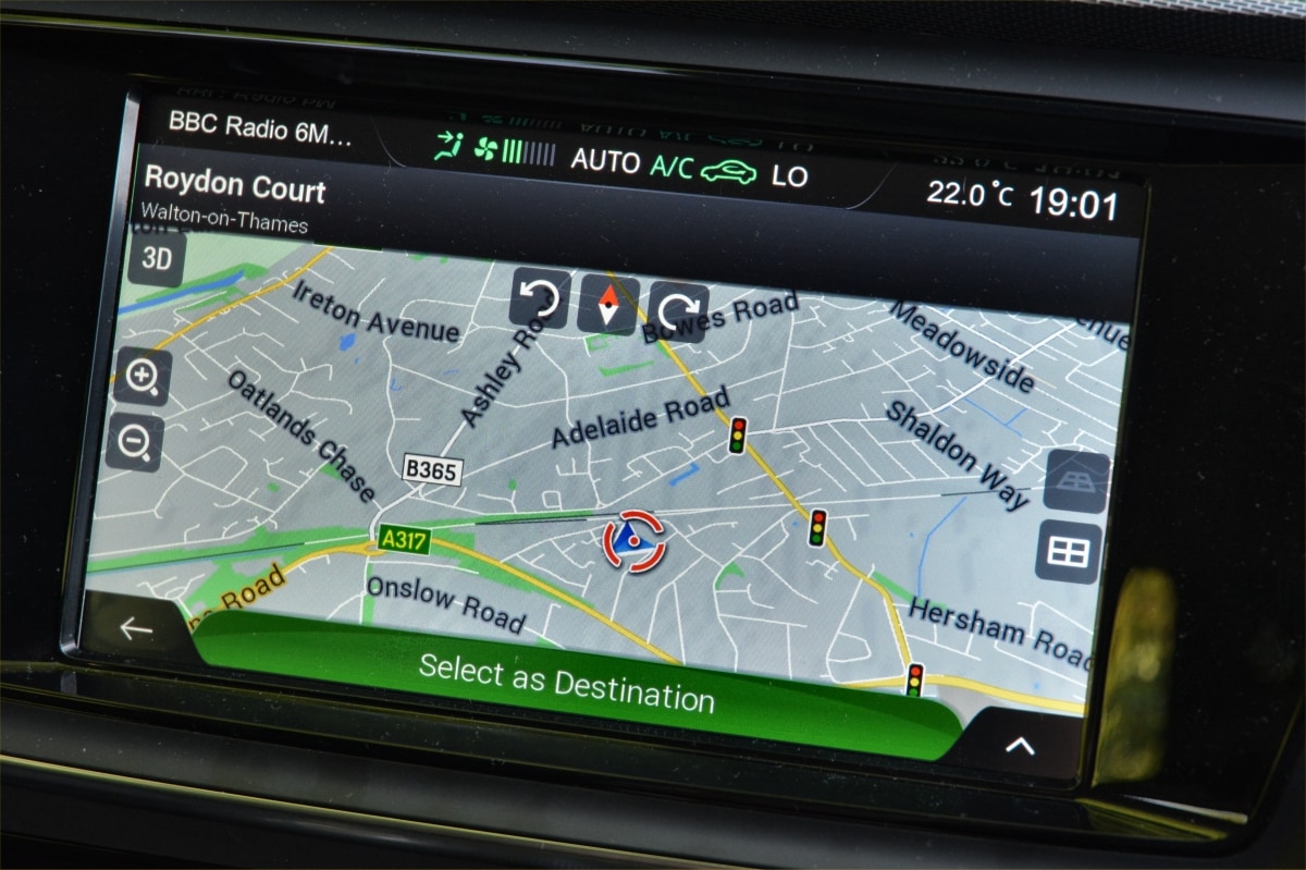 pd mg5 5 satnav