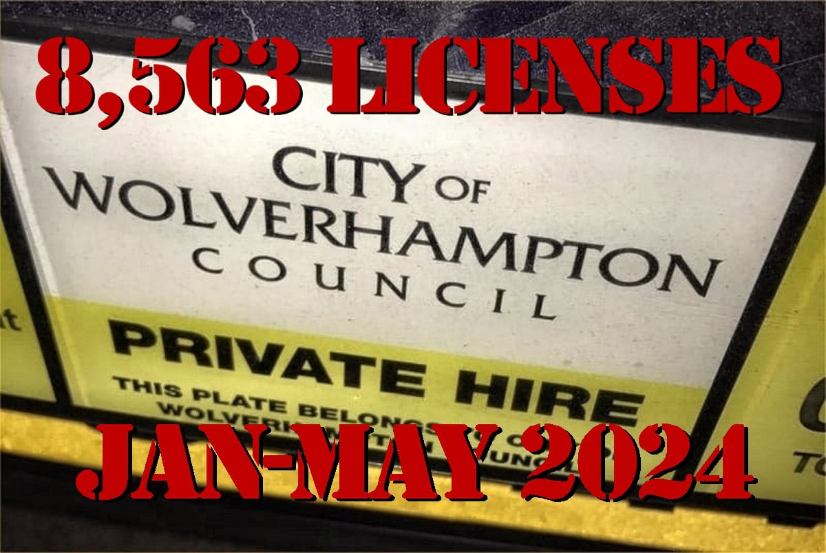 Wolverhampton continues to dominate private hire driver licensing