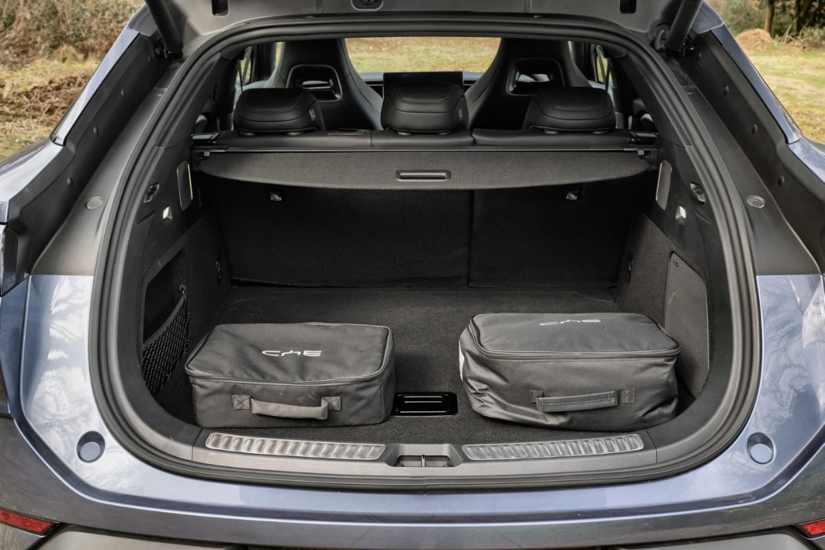 Spacious trunk of BYD Sealion 7, ideal for chauffeurs.